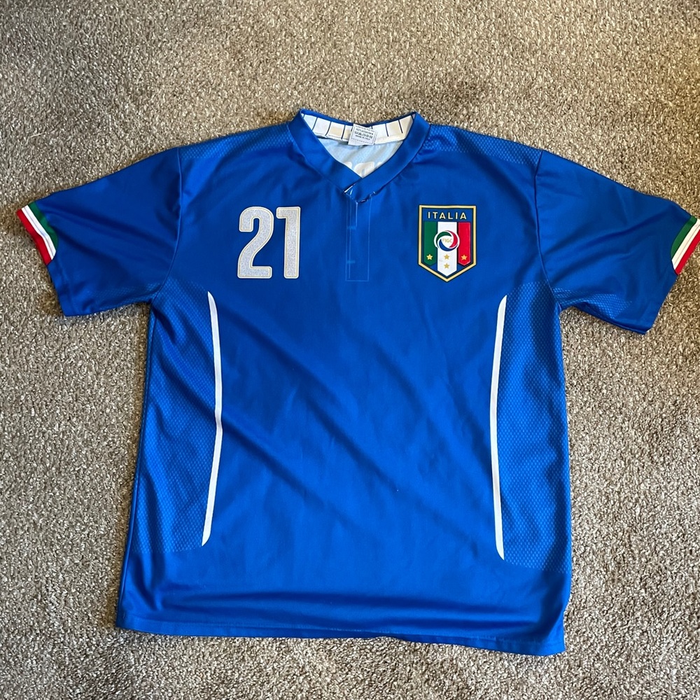 Andre Pirlo Italy soccer jersey